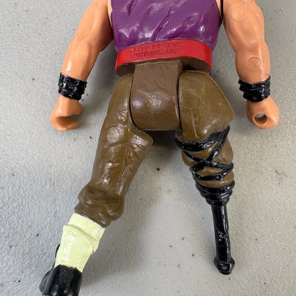 HOOK Peter Pan Pirate Bill Jukes Action Figure 4in 1991 Mattel Tri Star Vintage